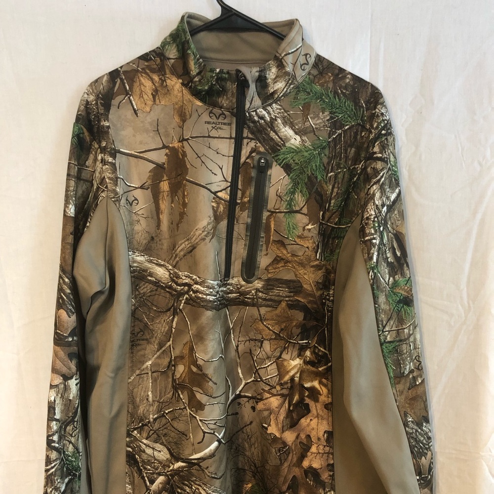 Mens Pursuit Gear Realtree Camo Jacket Size Large